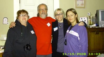 Team members l-r Brenda, David, Patty & Jennifer