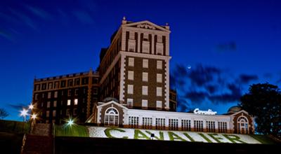 Outside shot of hotel