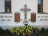 Image in window at Niederau church